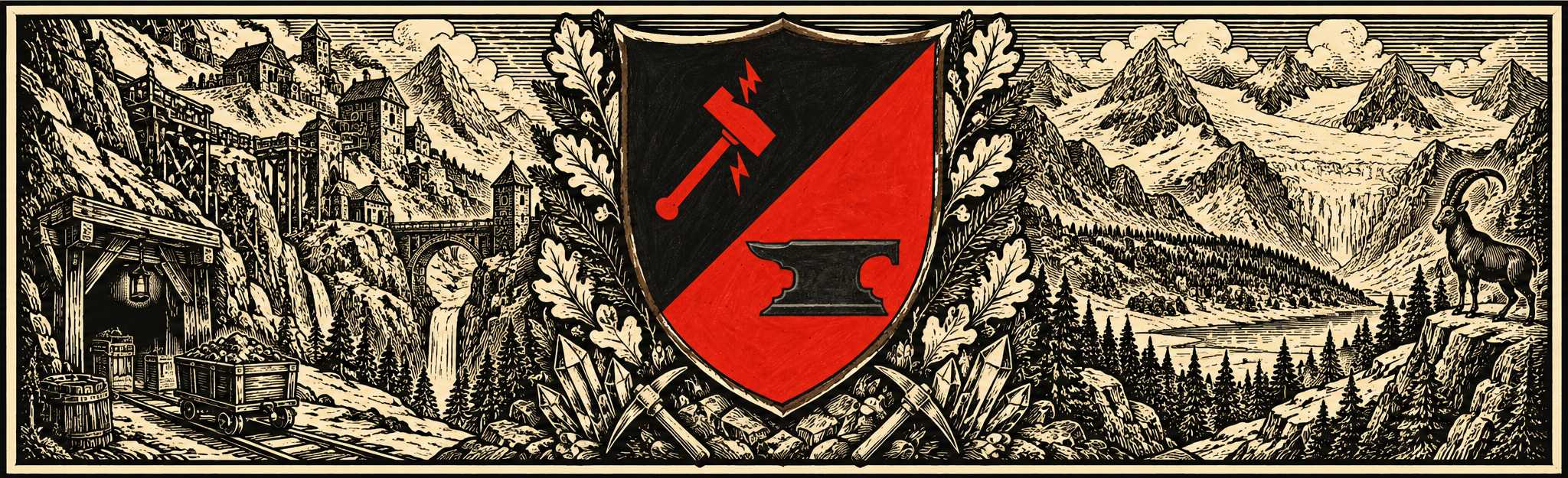 Das Banner der Bergfreiheit Eisenstein