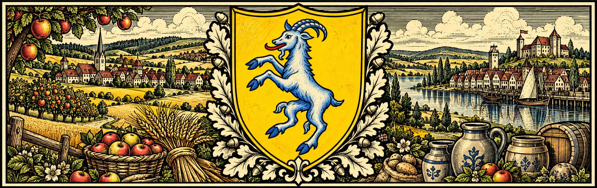 Das Banner der Grafschaft B&uuml;rgel