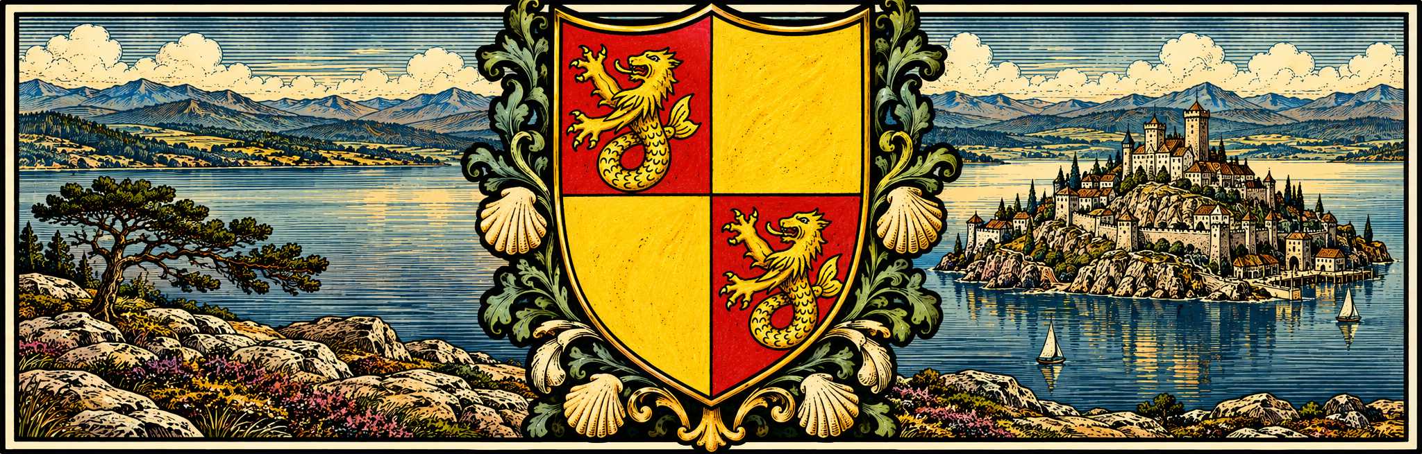 Das Banner des F&uuml;rstentums Montmirailles