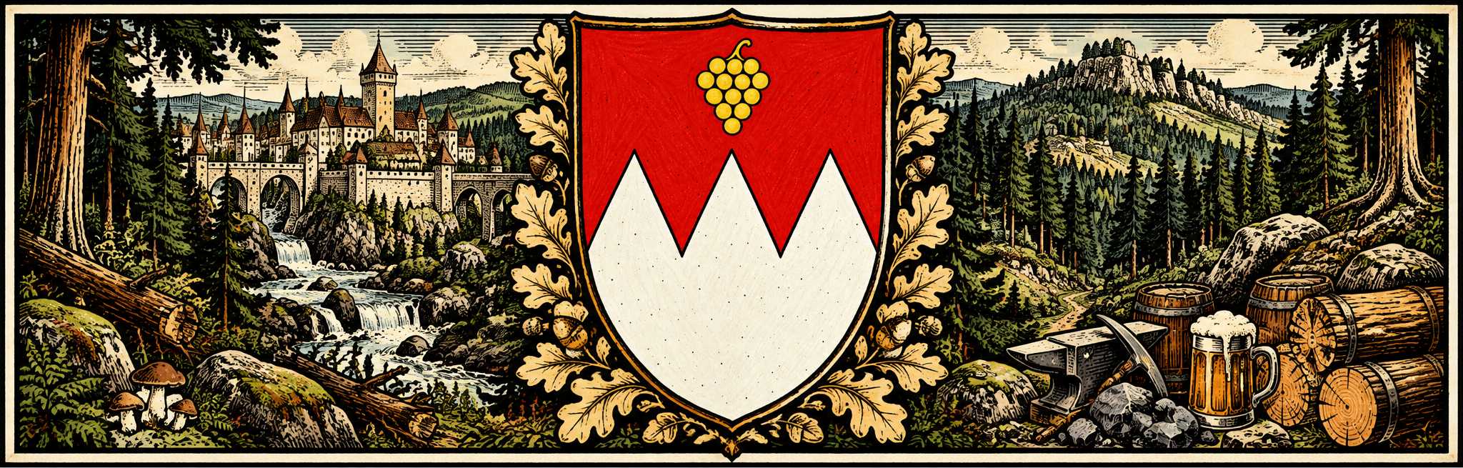 Das Banner des Spechtsharz